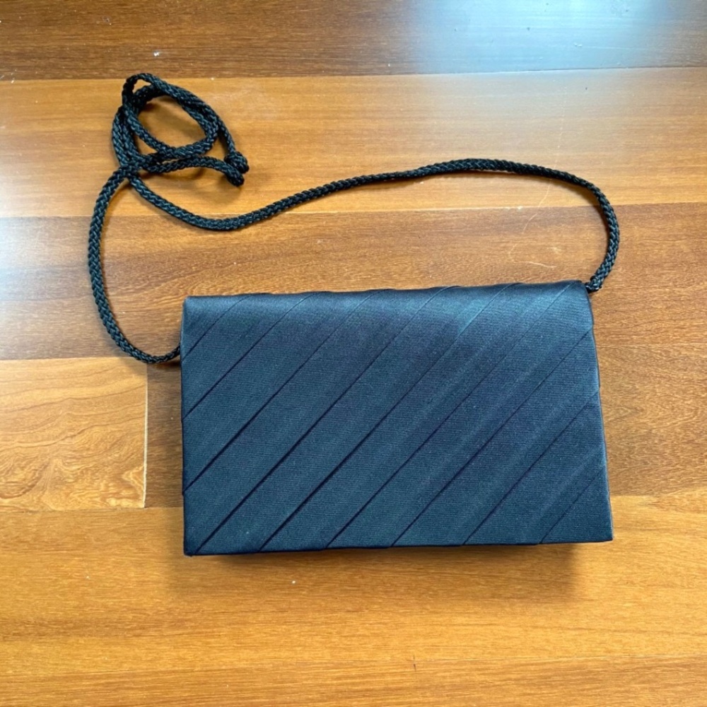 Black Crossbody Clutch Purse Bag